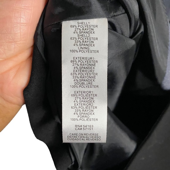 Calvin Klein Women's Gray/Black Sleeveless Double-Breasted Coat Dress - Picture 7 of 9